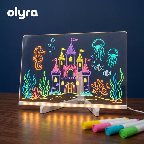 Olyra GlowSketch – Pizarra de dibujo luminosa