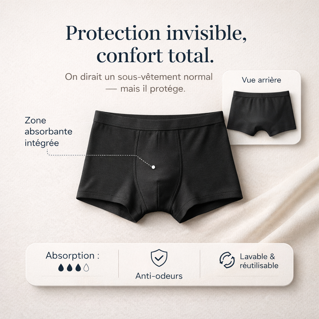 Shorty Menstruel Anti-Fuite 360°