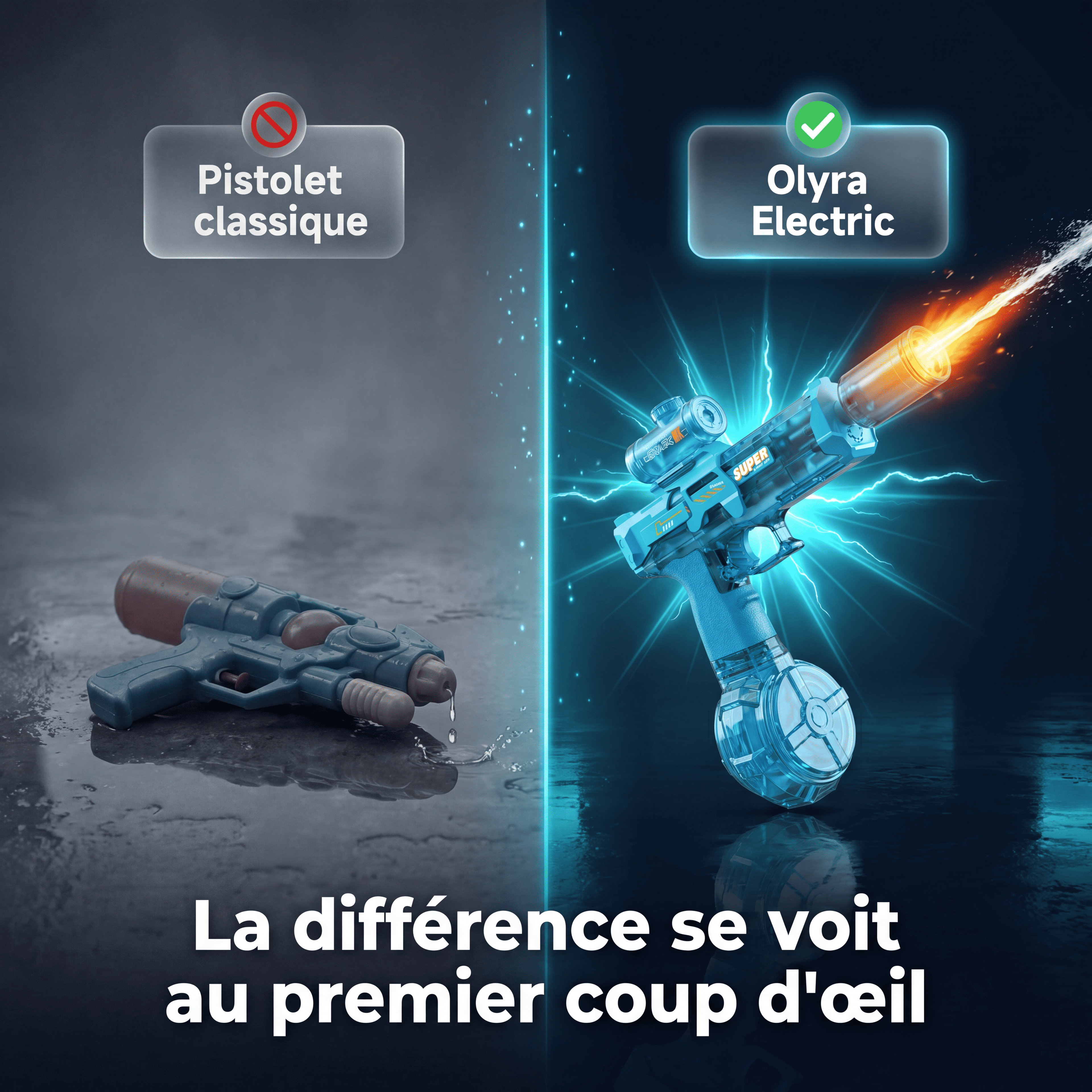 Olyra - Pistolet à eau électrique