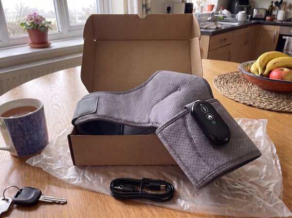 Example photo: the wrap just unpacked