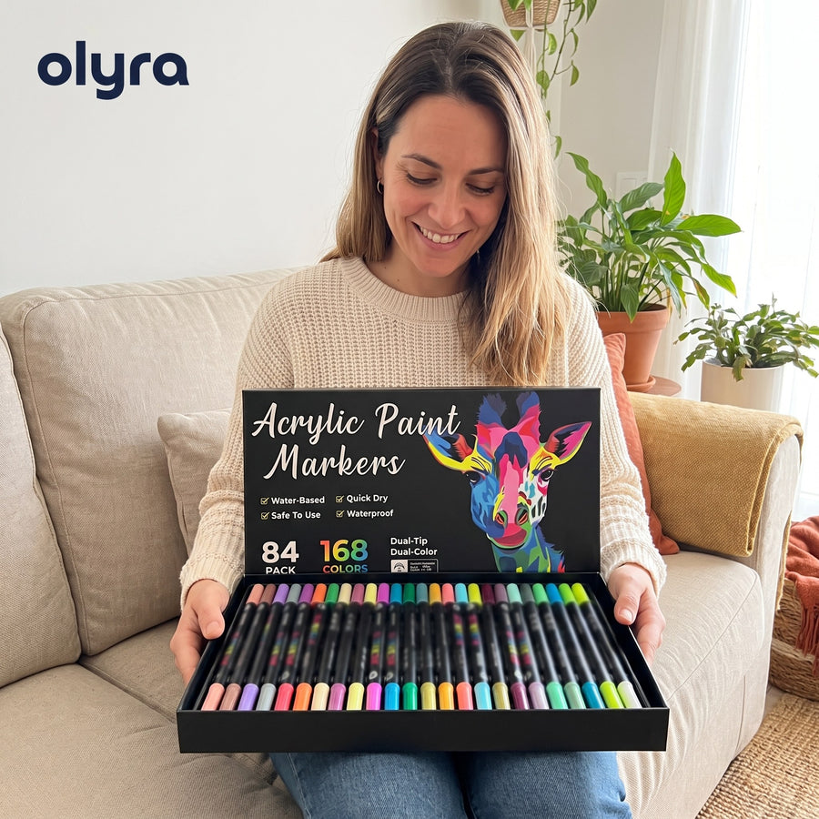 Rotuladores Acrílicos Olyra DuoTip