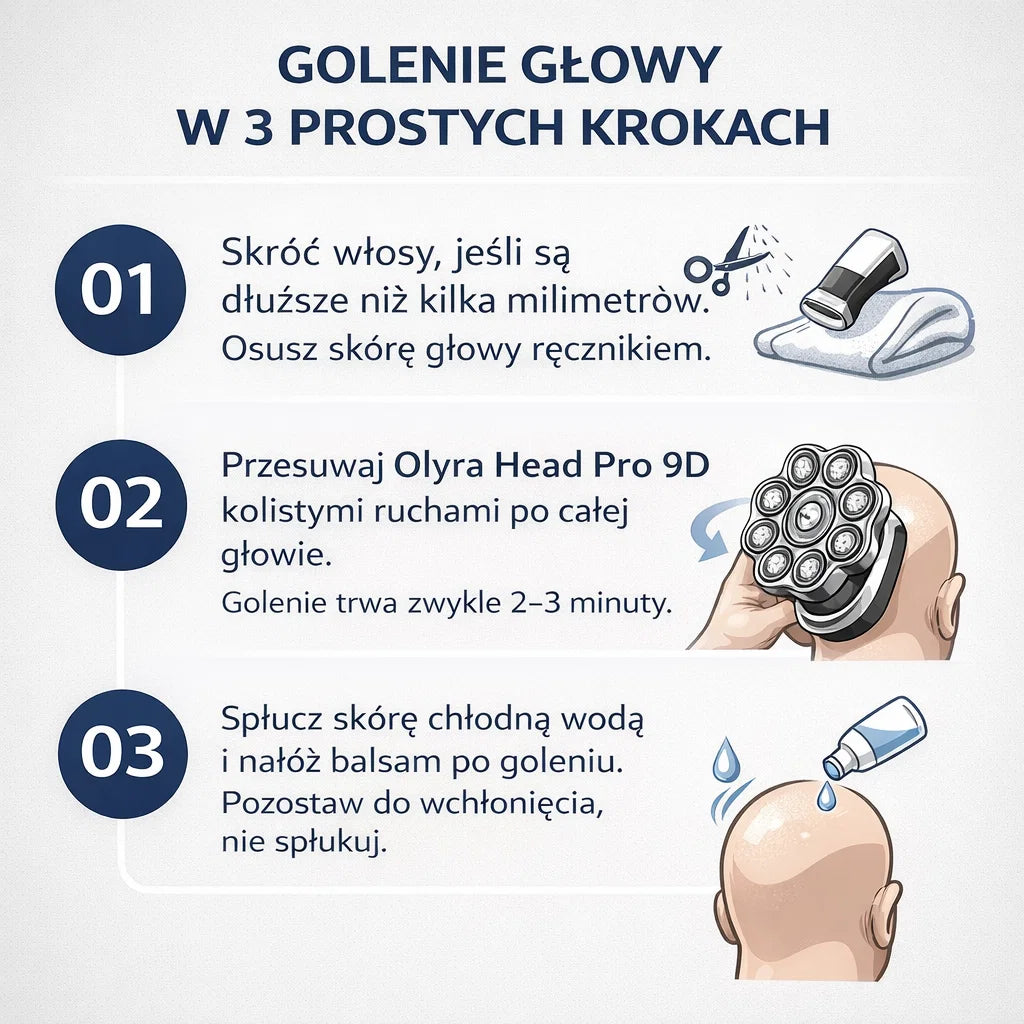Head Pro 9D (GOLARKA DO GŁOWY)